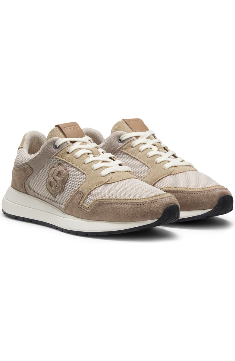 BOSS Vinston Runn Sneaker, Main, color, Beige