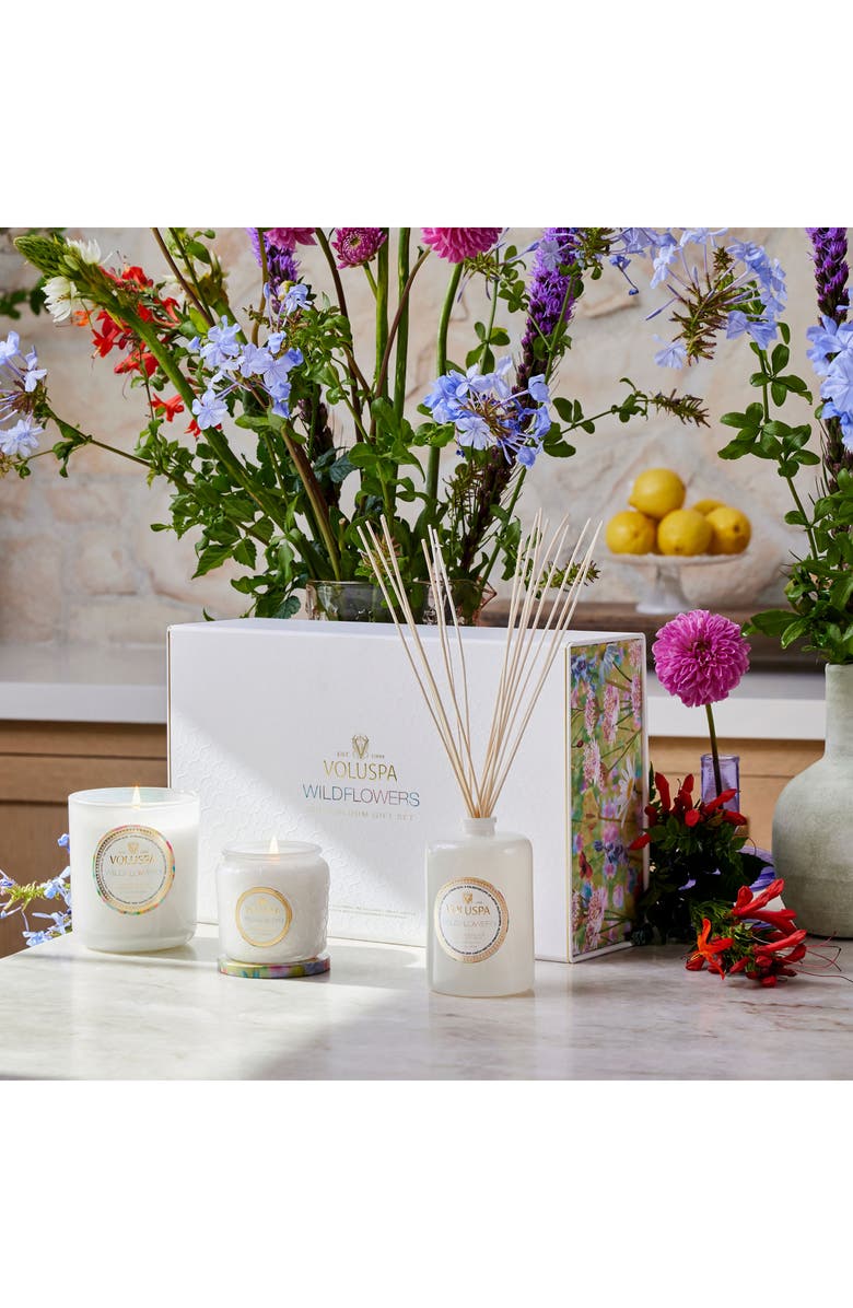 Voluspa Wildflowers Superbloom Gift Set, Alternate, color, Black Tones