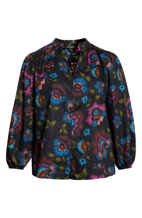 Nellian Floral Cotton Top