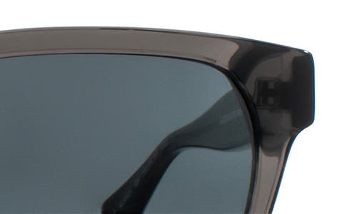 Allsaints Milo 55mm Square Sunglasses In Gray