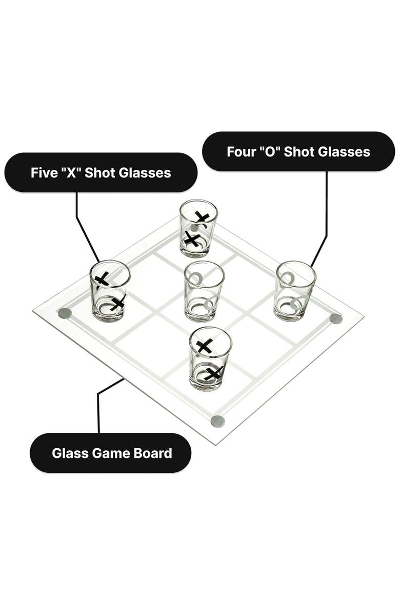 Shot Glass Tic Tac Toe, Drinking Game Twist, Adult Game, Alternate, color, Multicolored