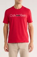 Calvin Klein Double Standard Logo Graphic T-Shirt