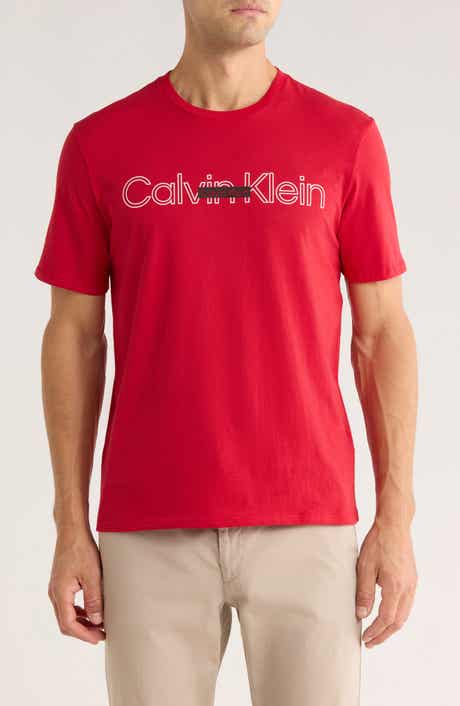 Calvin Klein Double Standard Logo Graphic T-Shirt