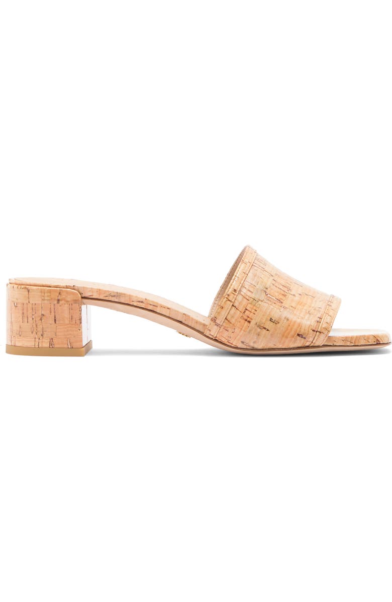 Stuart Weitzman Cayman 35 Block Slide Sandal, Alternate, color,