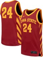 Nike Men's Nike #24 Cardinal Iowa State Cyclones Replica Basketball Jersey