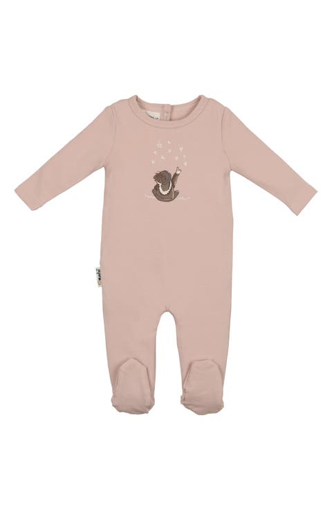Stargazer Cotton Blend Footie (Baby)
