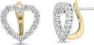 Bony Levy 18K Gold Liora Diamond Heart Huggie Earrings (Online Trunk Show)