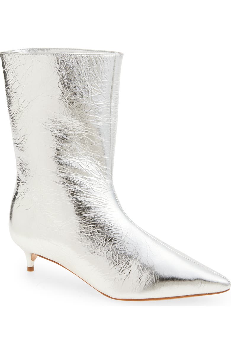 Schutz Gail Kitten Heel Bootie, Main, color, Carbone