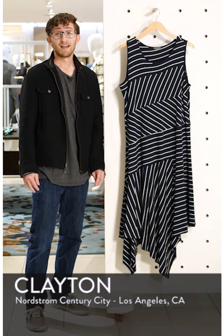 Stripe Asymmetrical Hem Dress video
