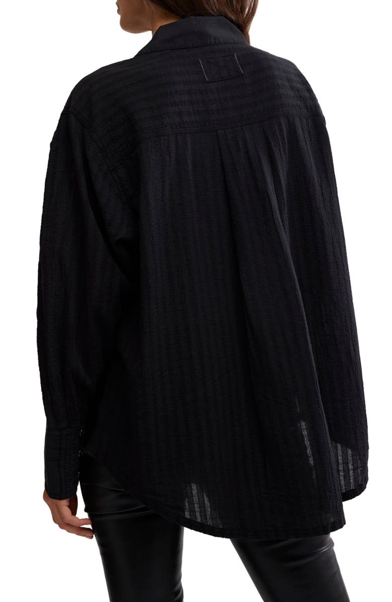 Free People Tuxy Woven Shirt, Alternate, color, 