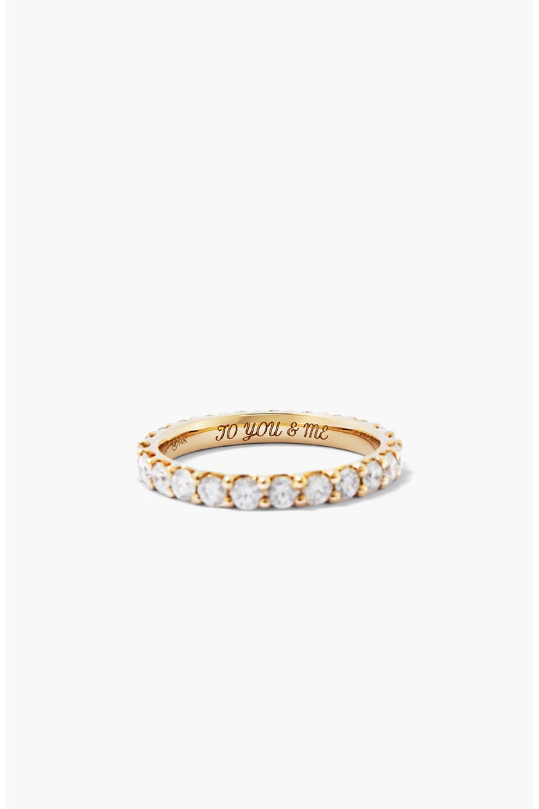 Bold Diamond Eternity Ring, Alternate, color, Yellow Gold