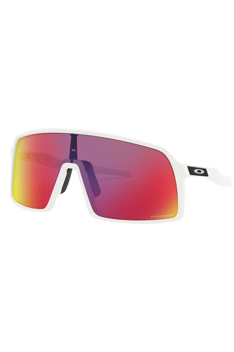 Sutro 137mm Prizm™ Shield Sunglasses, Alternate, color, WHITE