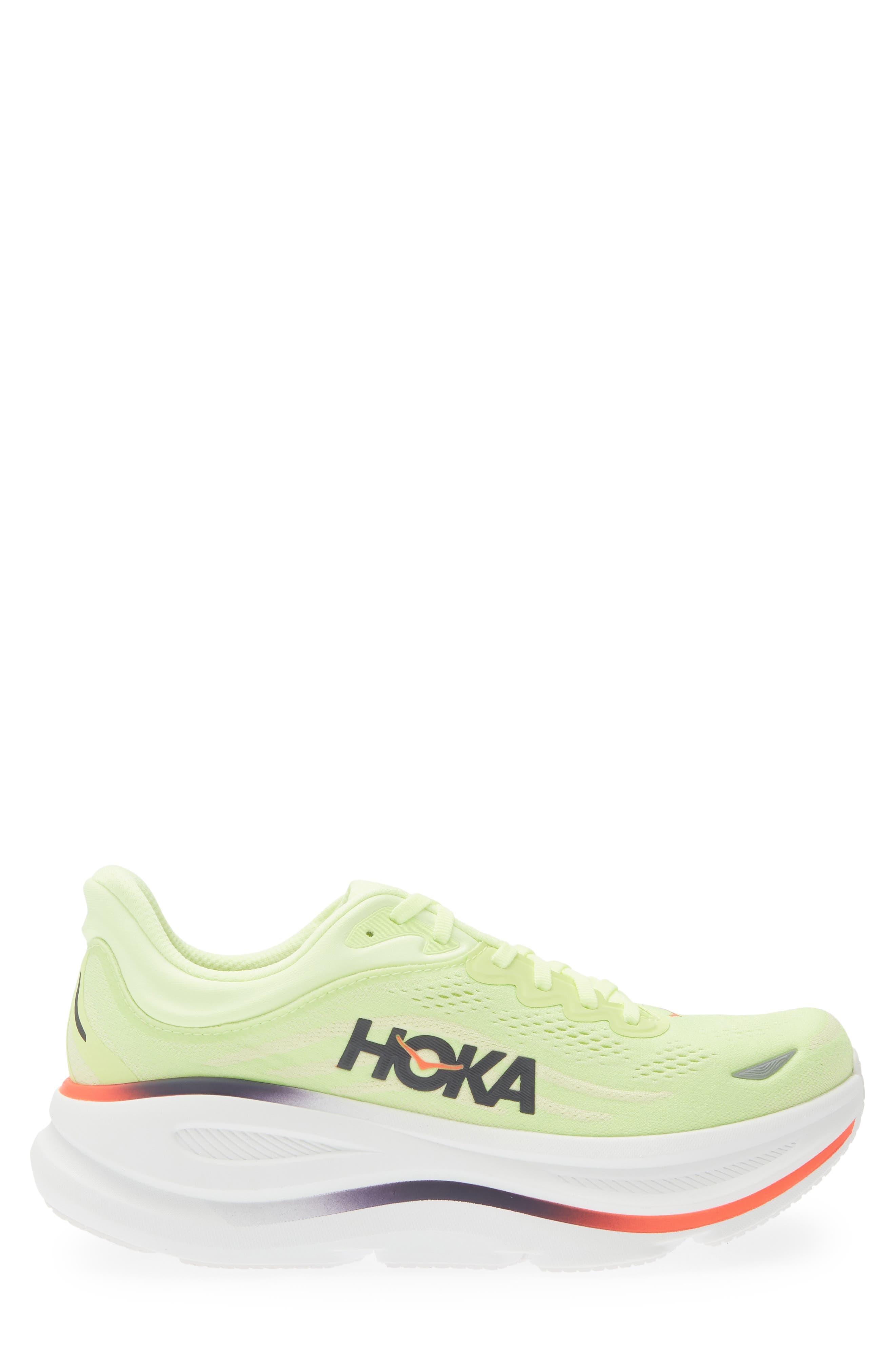 Bondi 9 Running Shoe, Alternate, color, NEON YUZU / SUNLIGHT