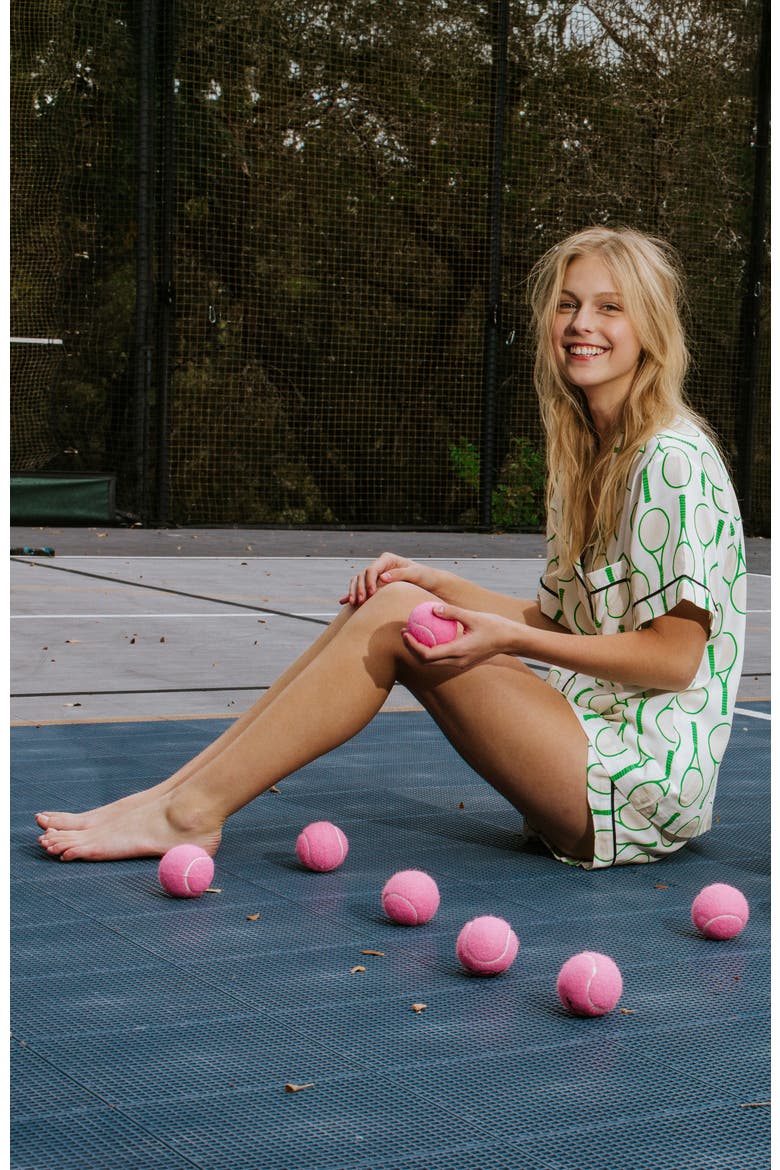 Tennis Time Shorts Set, Alternate, color, Green