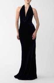 SAU LEE Velvet Gown
