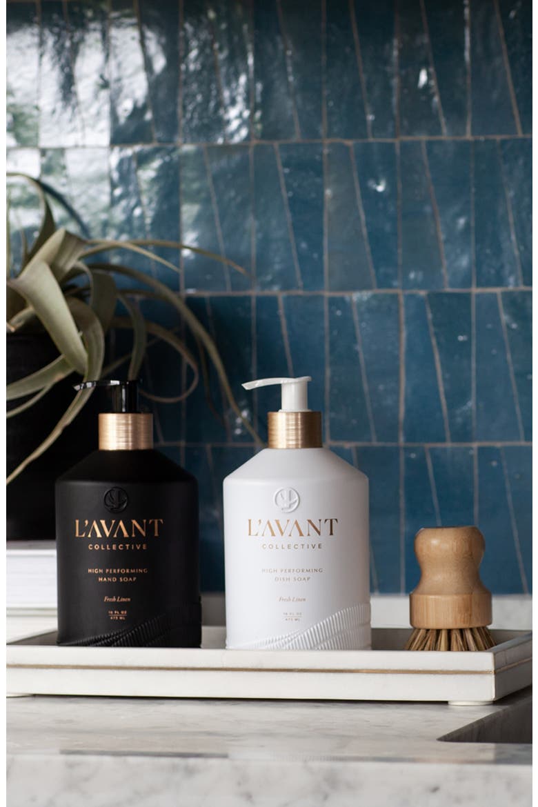 Fresh Linen Hand Soap, Alternate, color, BLACK