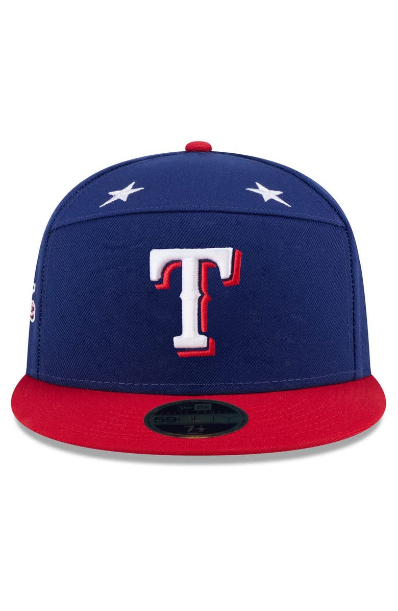 New Era Men's New Era Royal/Red  Texas Rangers 2025 MLB All-Star Game Side Patch 59FIFTY Fitted Hat, Alternate, color, 