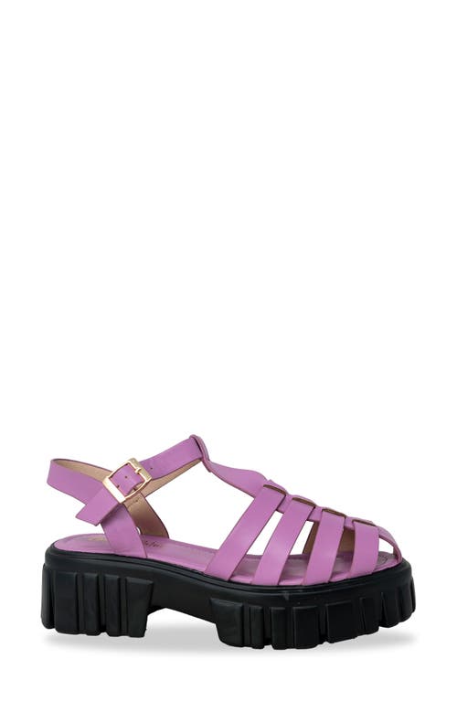 Chase & Chloe Chase And Chloe Theo Lugged Platform Fisherman Sandal