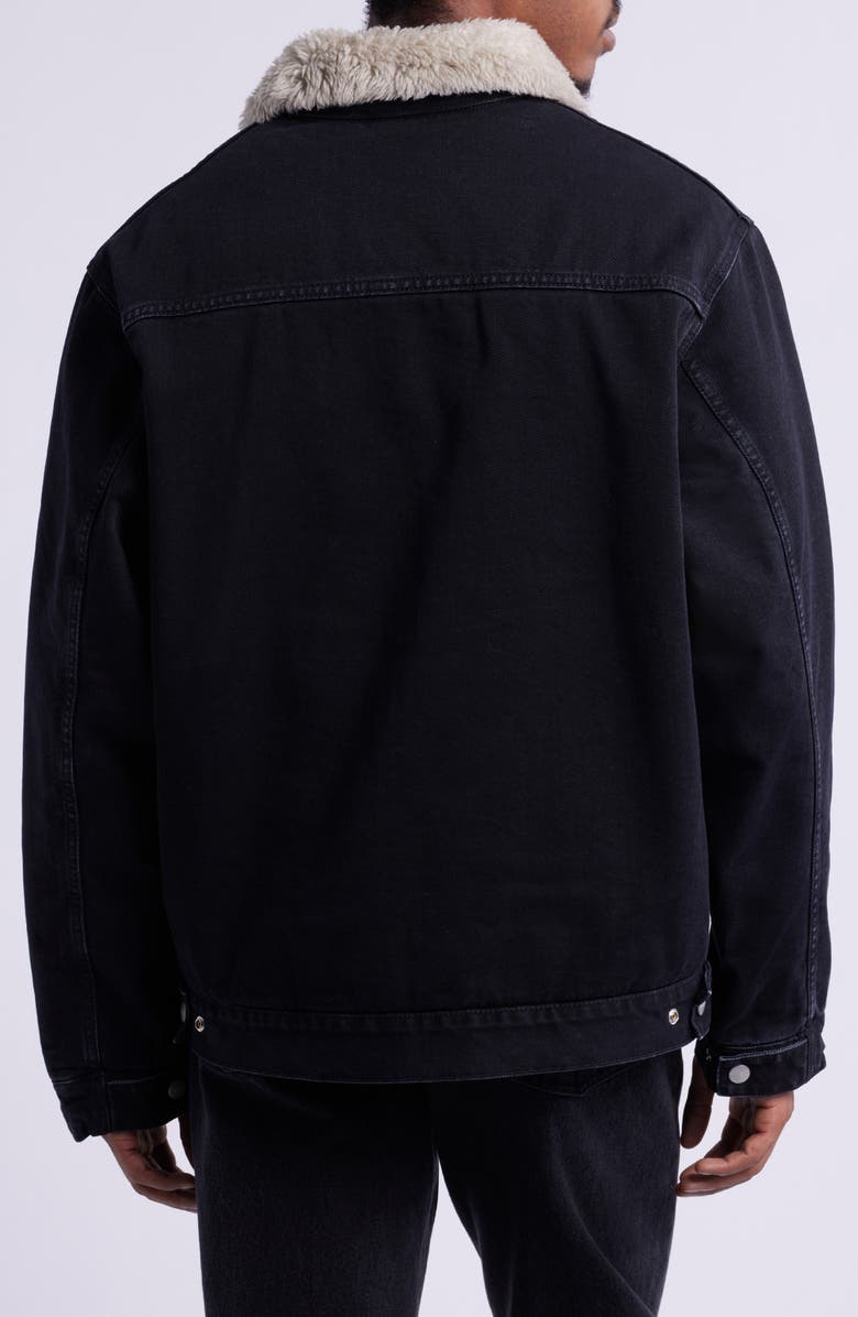 Carhartt Work In Progress Herald Fleece Lined Organic Cotton Denim Jacket, Alternate, color, 