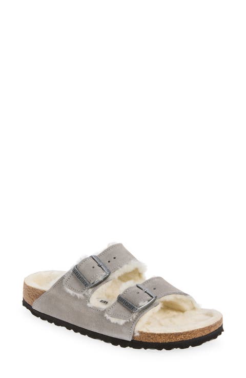 Arizona Genuine Shearling Slide Sandal