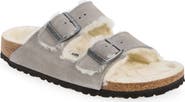 Birkenstock Arizona Genuine Shearling Slide Sandal