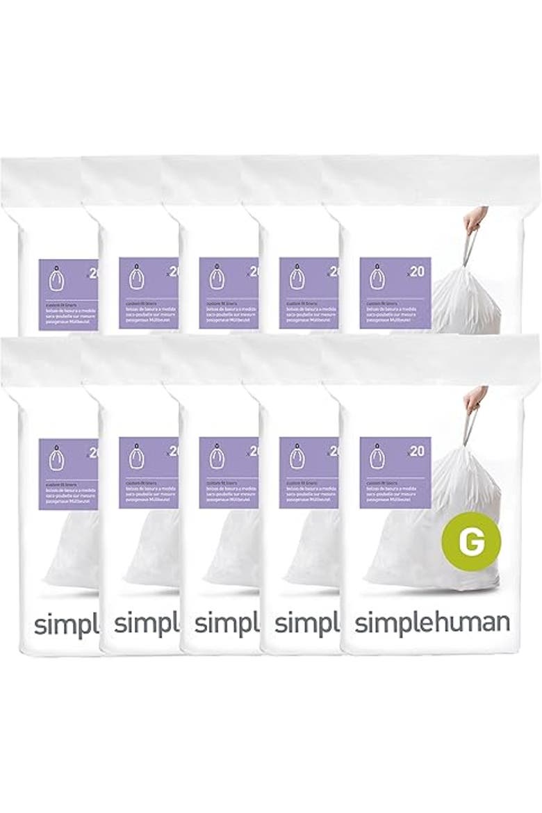 Code G Custom Fit Liners with Quick Dispense Packs, Main, color, 200 Liners