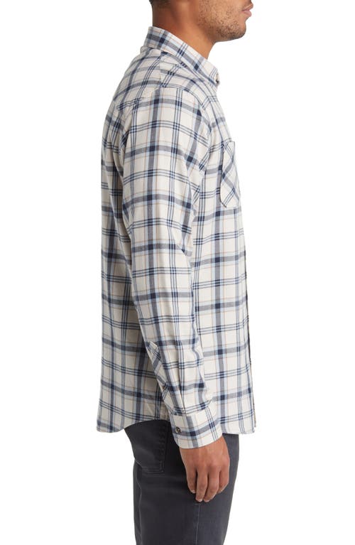 Travismathew Cloud Plaid Flannel Button-up Shirt In Multi