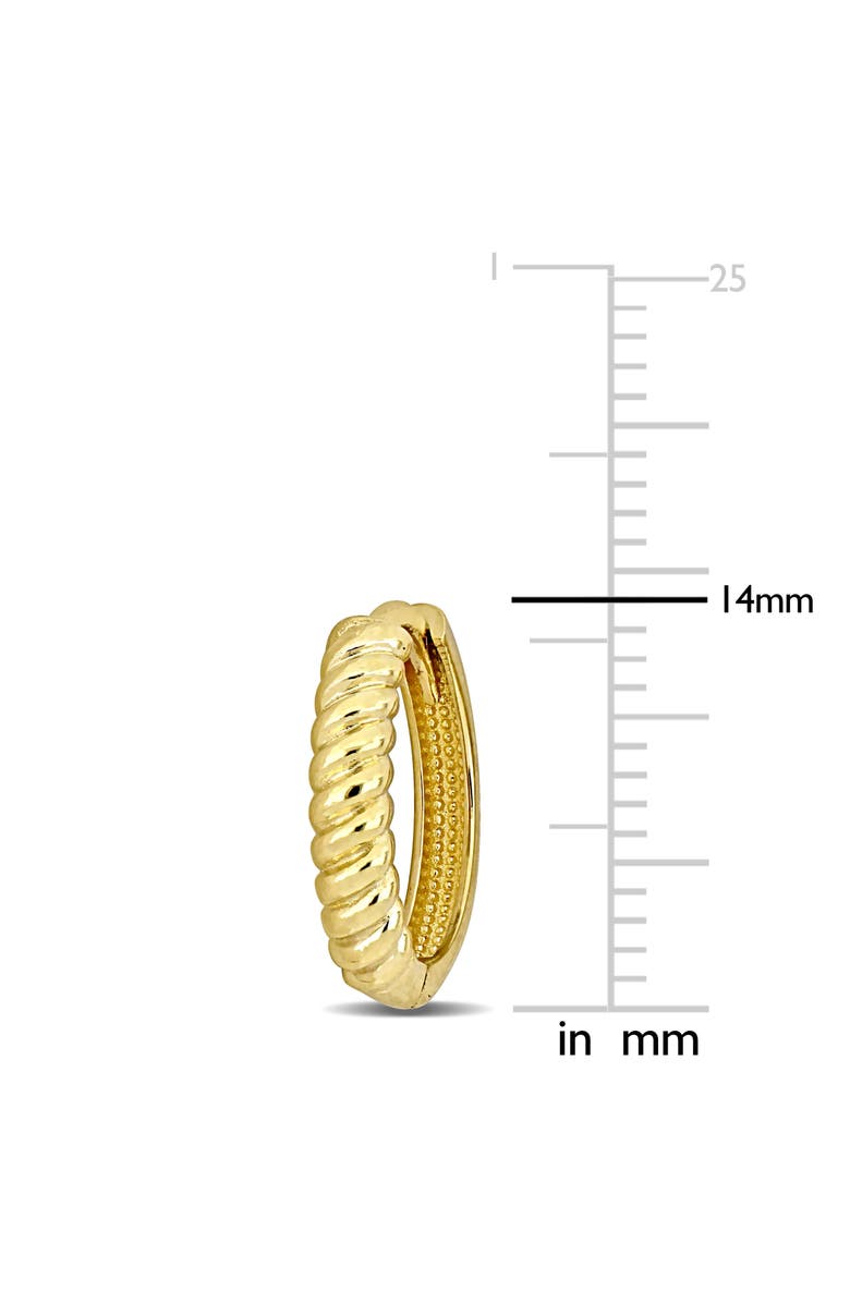 Julianna B. Twist Design Mini Hoop Earrings 14k Gold, Alternate, color,