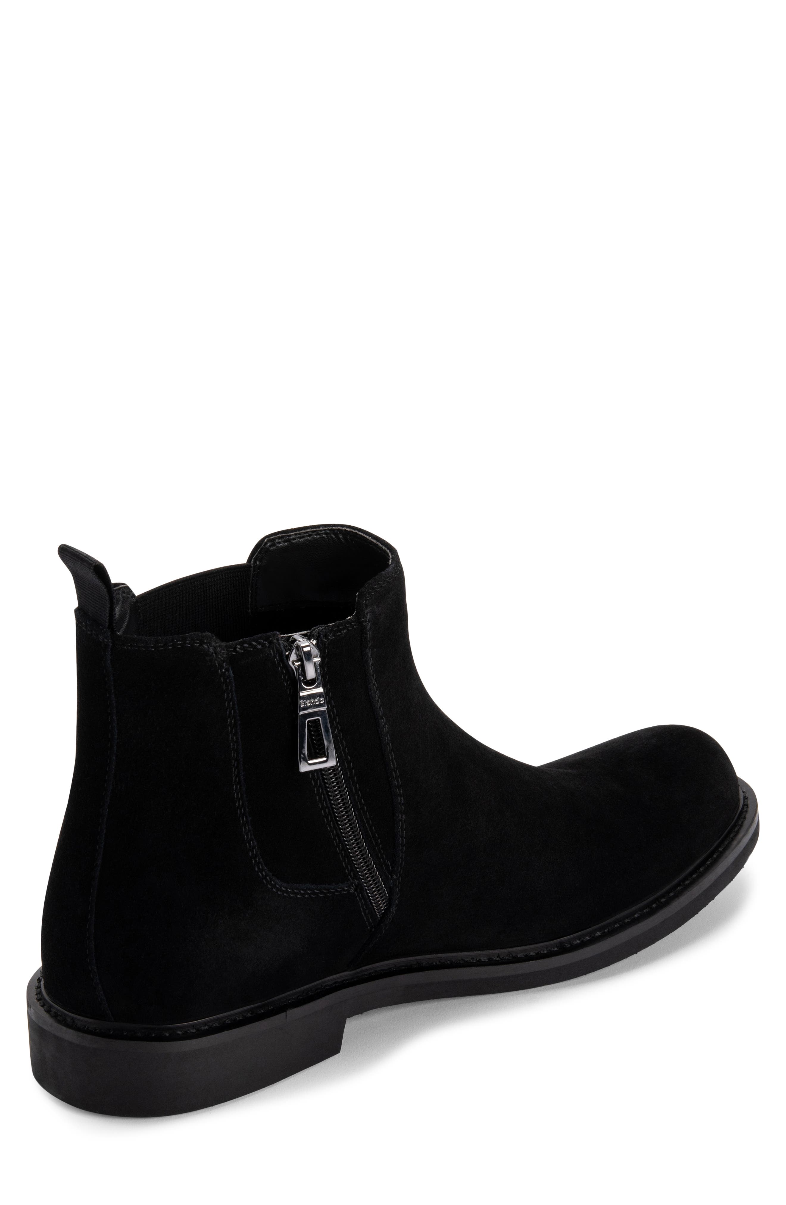 Grant Waterproof Chelsea Boot, Alternate, color, BLACK SUEDE