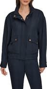 Donna Karan New York Ripple Zip Jacket