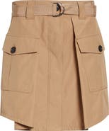 Derek Lam 10 Crosby Veyra Belted Cargo Miniskirt