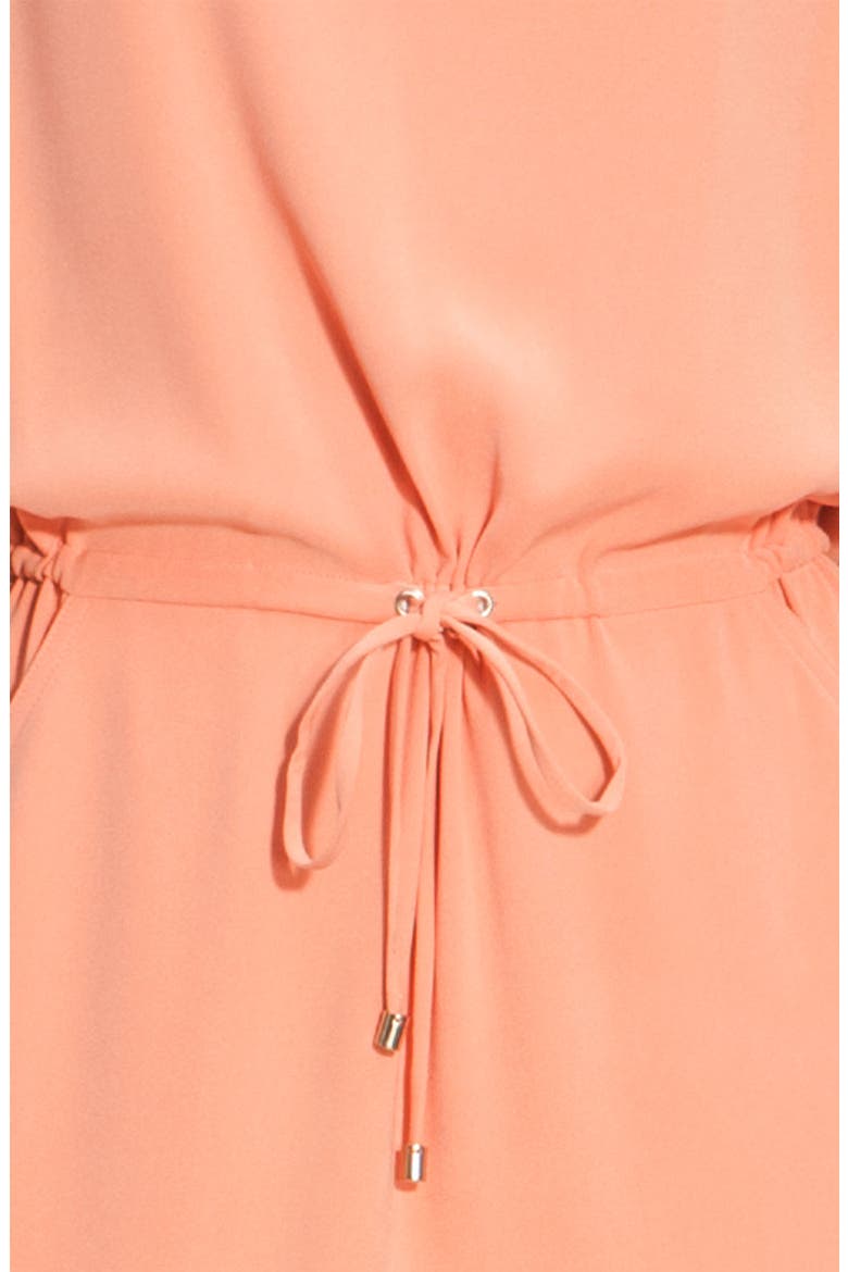 Bateau Neck Dress, Alternate, color, MANDARIN