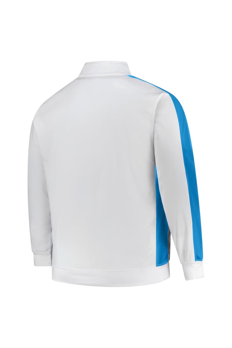 Men's Fanatics White Detroit Lions Big & Tall Tricot Full-Zip Track Jacket, Alternate, color, White