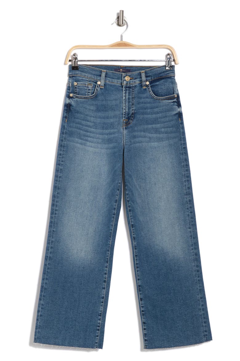 Alexa Cut Hem Cropped Jeans, Alternate, color, FELICITY