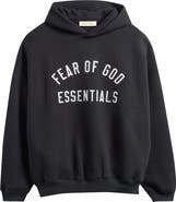 Fear of God Essentials '90s Fit Fleece Logo Hoodie