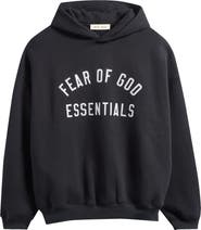 Fear of God Essentials '90s Fit Fleece Logo Hoodie