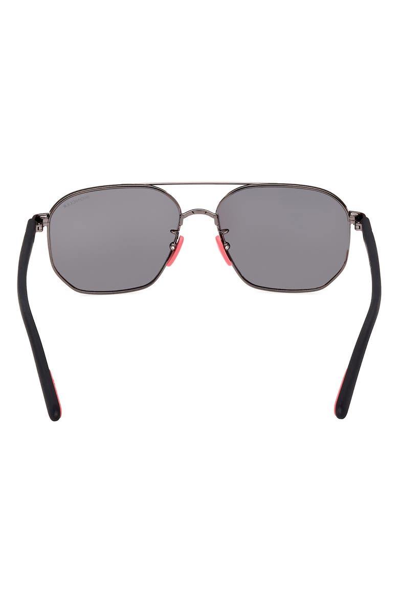 Moncler 56mm Aviator Sunglasses, Alternate, color,