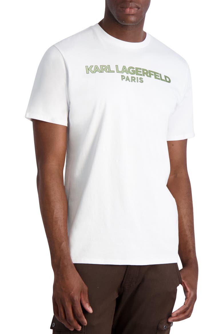 Logo Crewneck T-Shirt, Main, color, WHITE