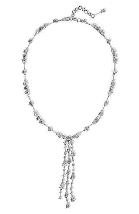 Hera Drama Cubic Zirconia Y-Necklace
