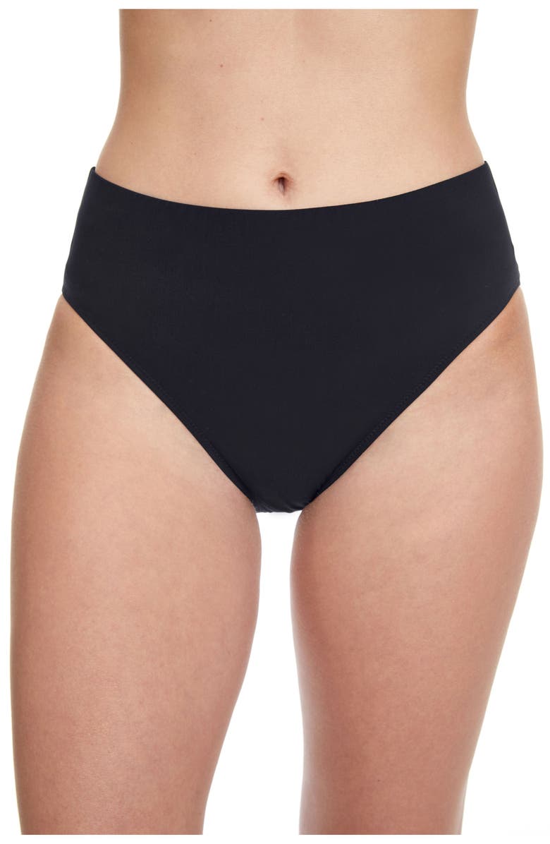 Profile by Gottex Tutti Frutti Mid Waist Swim Bottom, Alternate, color, Black