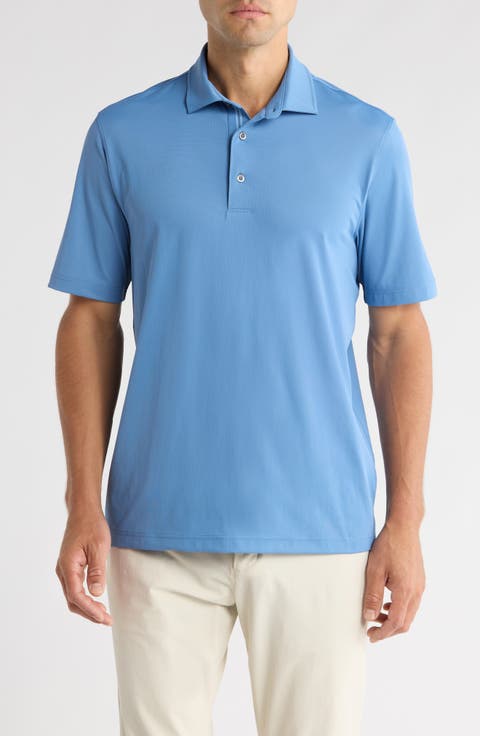 Tournament Textured Solid Knit Polo