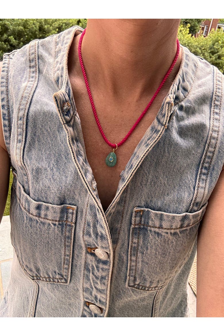 Capri Cabana Necklace, Alternate, color, Pink