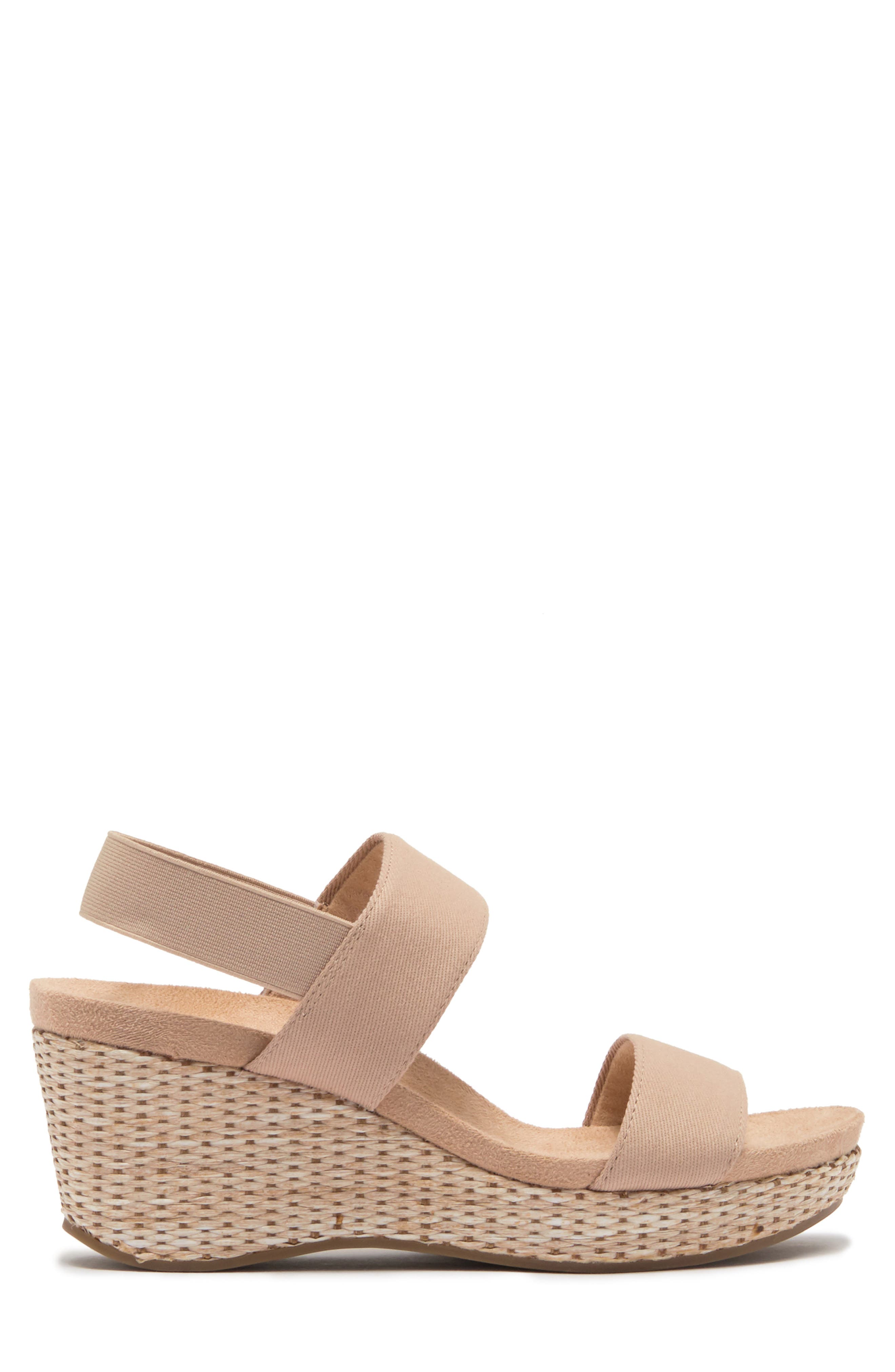 Delta Wedge Sandal - Wide Width Available, Alternate, color, TAUPE