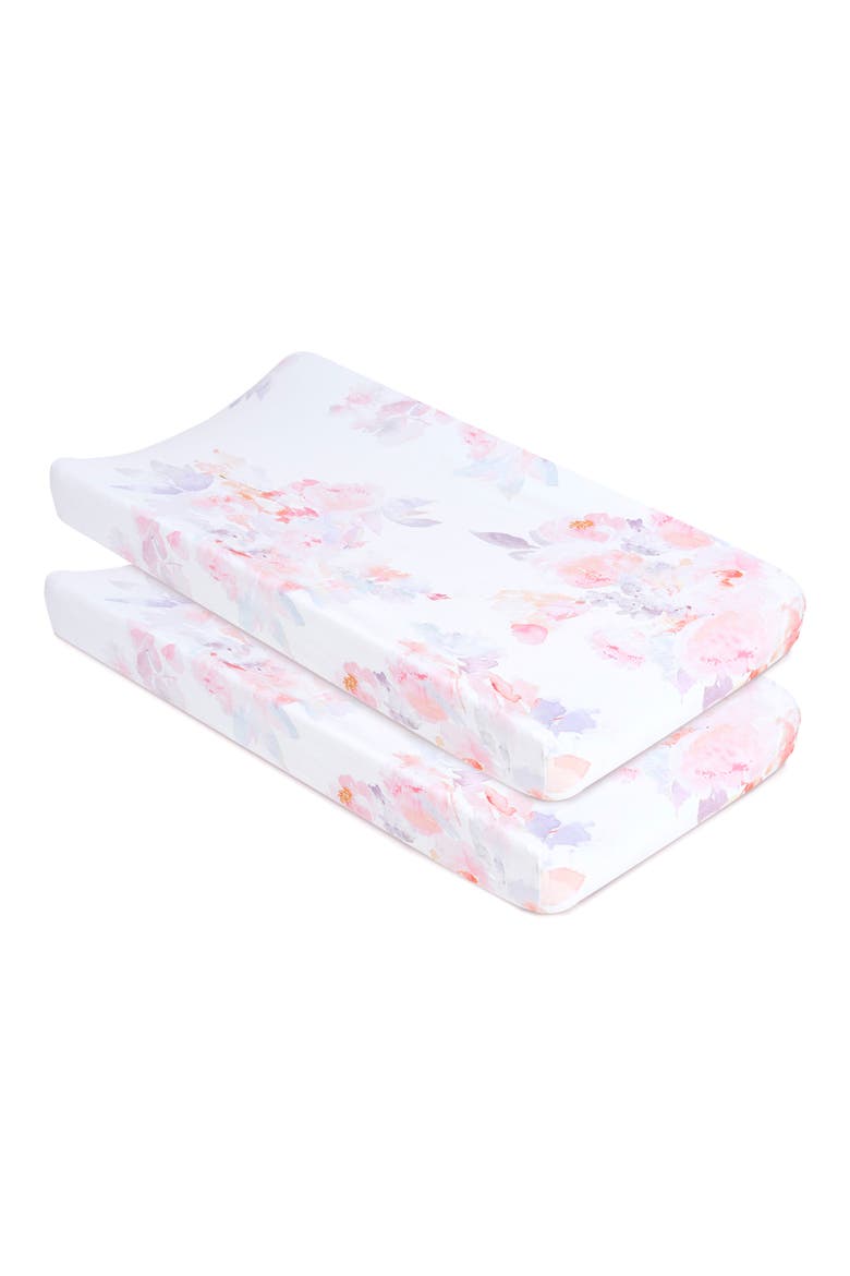 Prim 2-Pack Jersey Changing Pad Covers, Alternate, color, PRIM