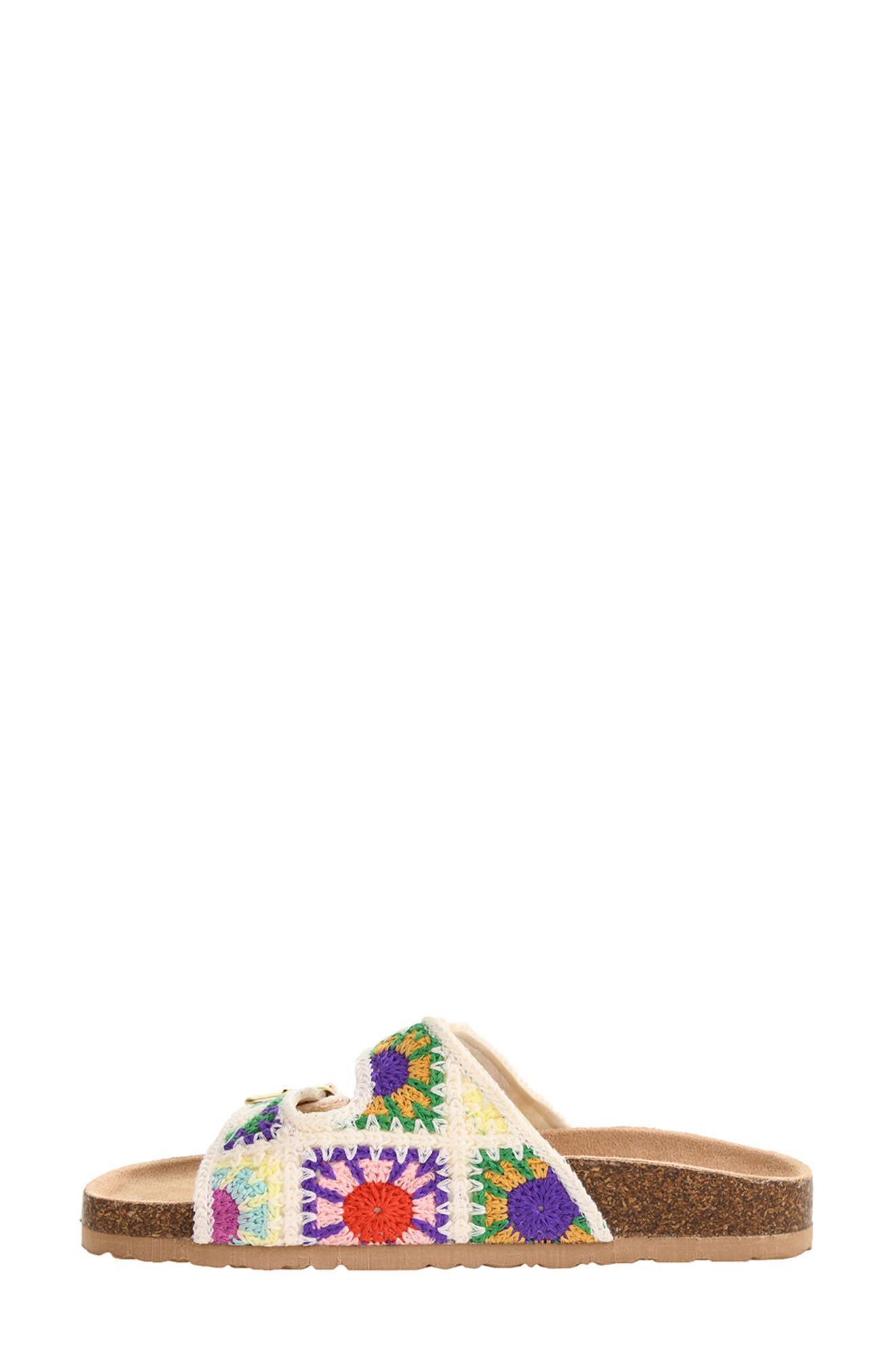 Dirty Laundry Granny Square Slide Sandal, Alternate, color, 