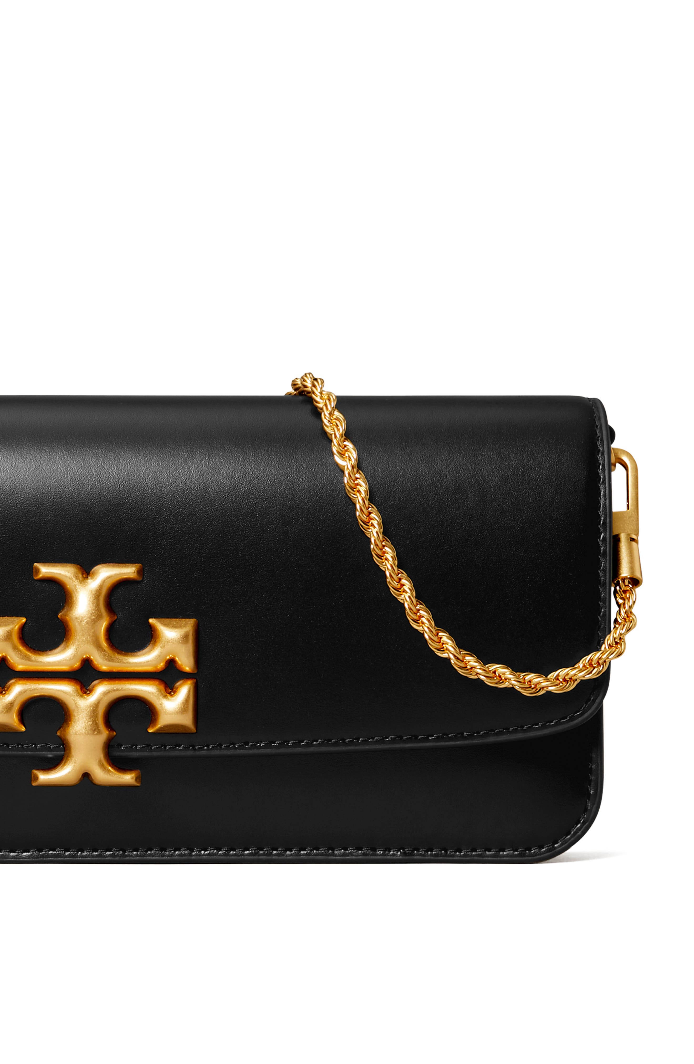 Tory Burch Eleanor Leather Clutch, Alternate, color, 