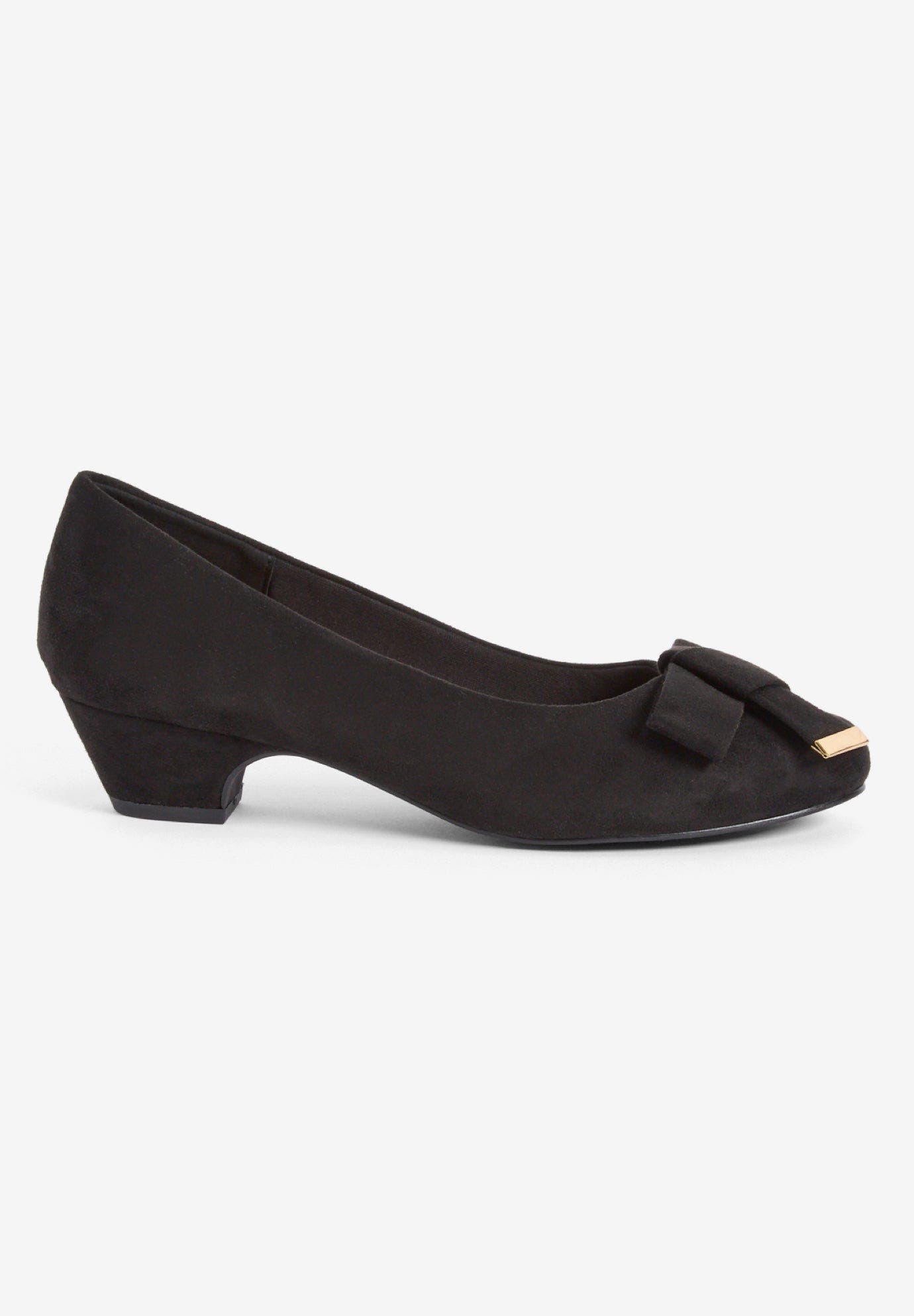 Comfortview The Flynn Slip On Pump, Alternate, color, Black