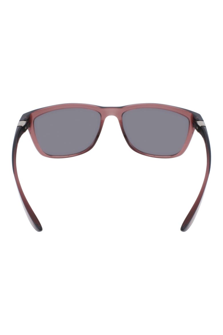 City Icon 61mm Rectangle Sunglasses, Alternate, color, SMOKEY MAUVE / GREY