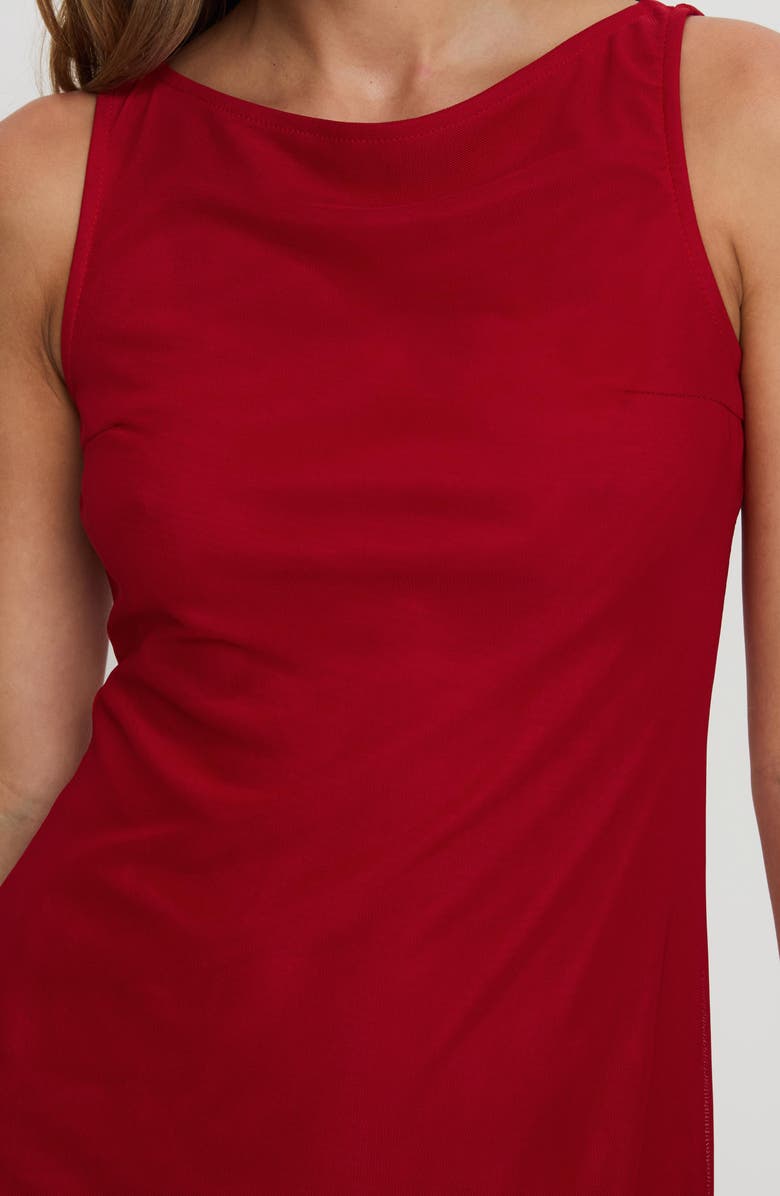 Princess Polly Lukea Sleeveless Mesh Minidress, Alternate, color, 