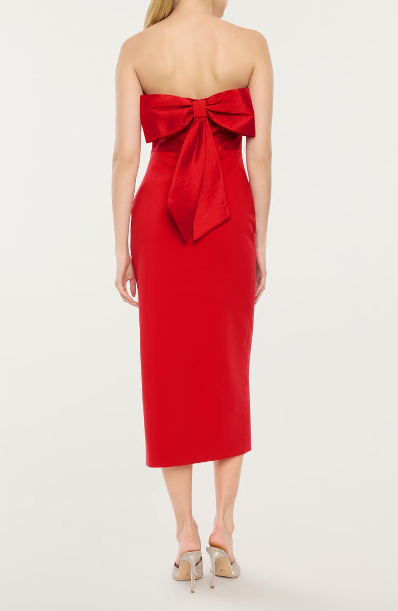 LIKELY Valerie Bow Back Strapless Dress, Alternate, color, 